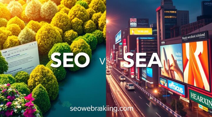 Différences entre SEO et SEA